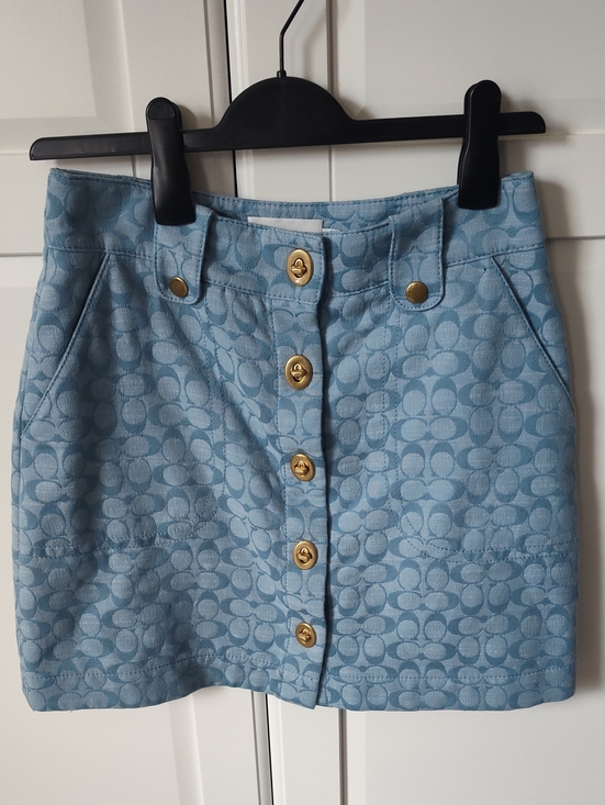 Coach Dresses & Skirts - *RARE* COACH Signature Denim Skirt